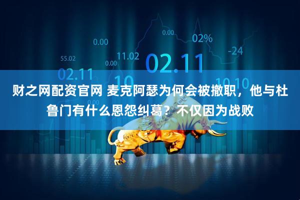 财之网配资官网 麦克阿瑟为何会被撤职，他与杜鲁门有什么恩怨纠葛？不仅因为战败